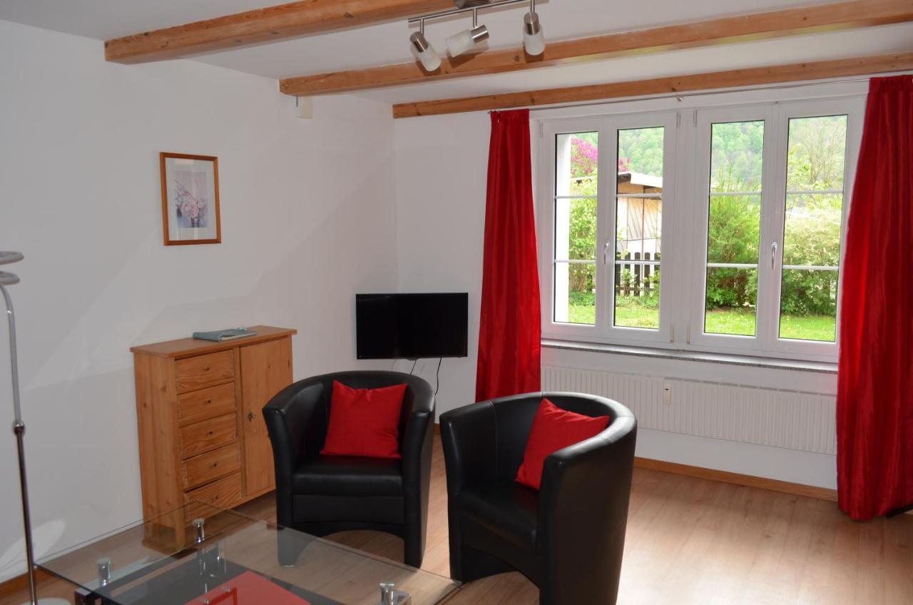 Mountain-Panorama Apartment Meiringen Ngoại thất bức ảnh